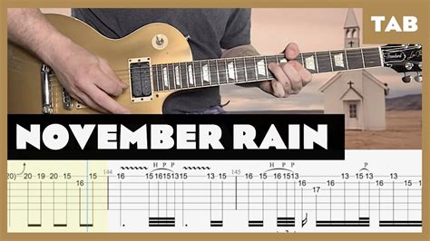  November Rain een meeslepende melodie met epische gitaarsolo's